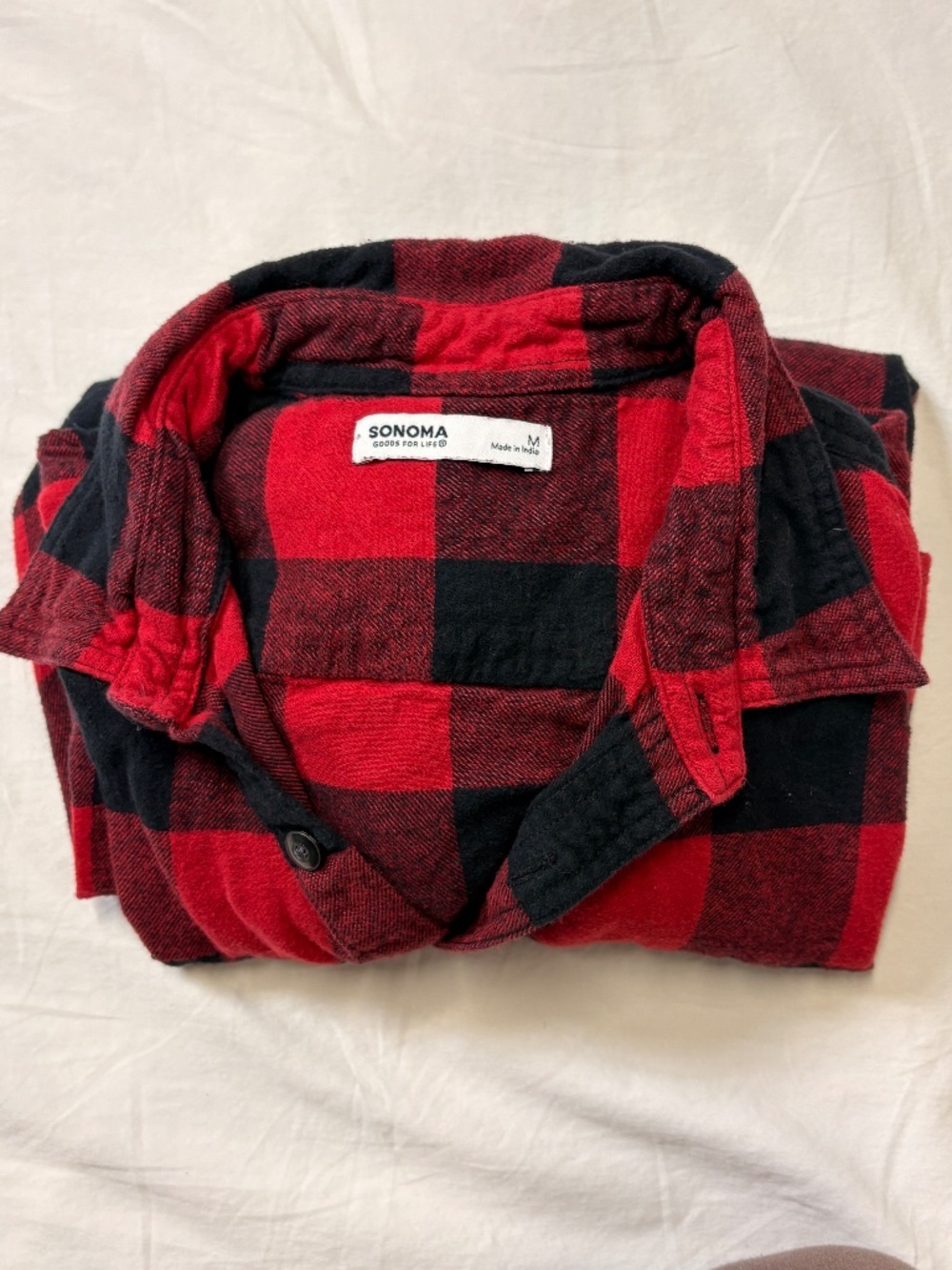 basic red flannel - Picture 4 of 4